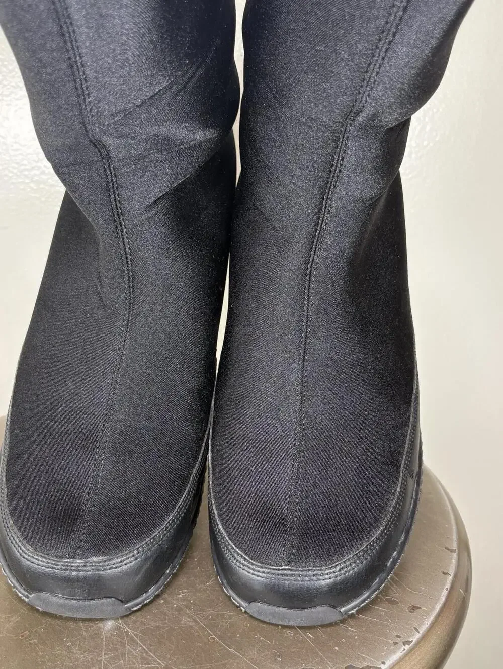 Aetrex Berries Black Neoprene Tall Pull-On Winter Boot US 11 UK 9 EU 43